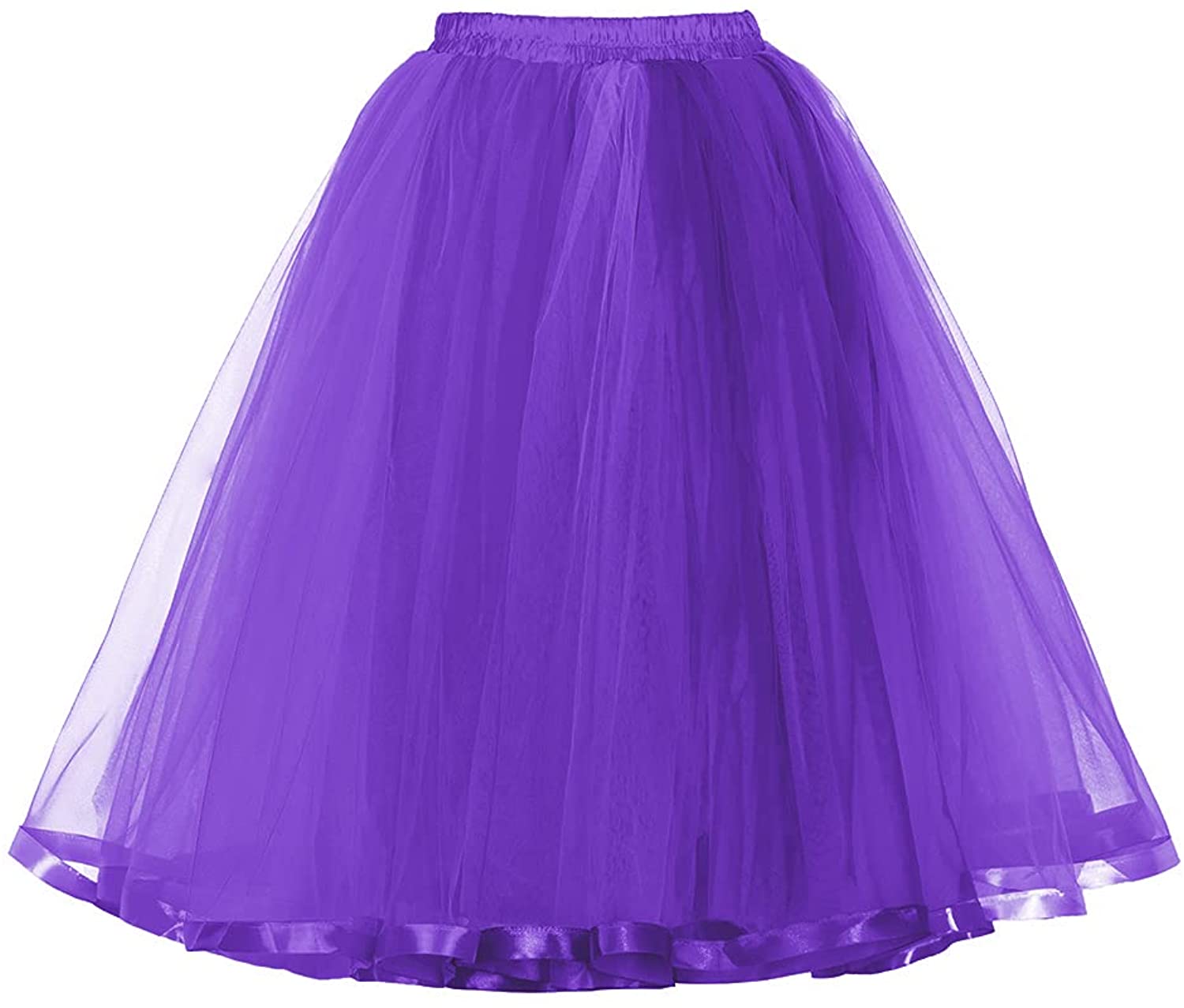 MisShow Womens Rainbow Tutu Skirt Layered Tulle Skirt Girls