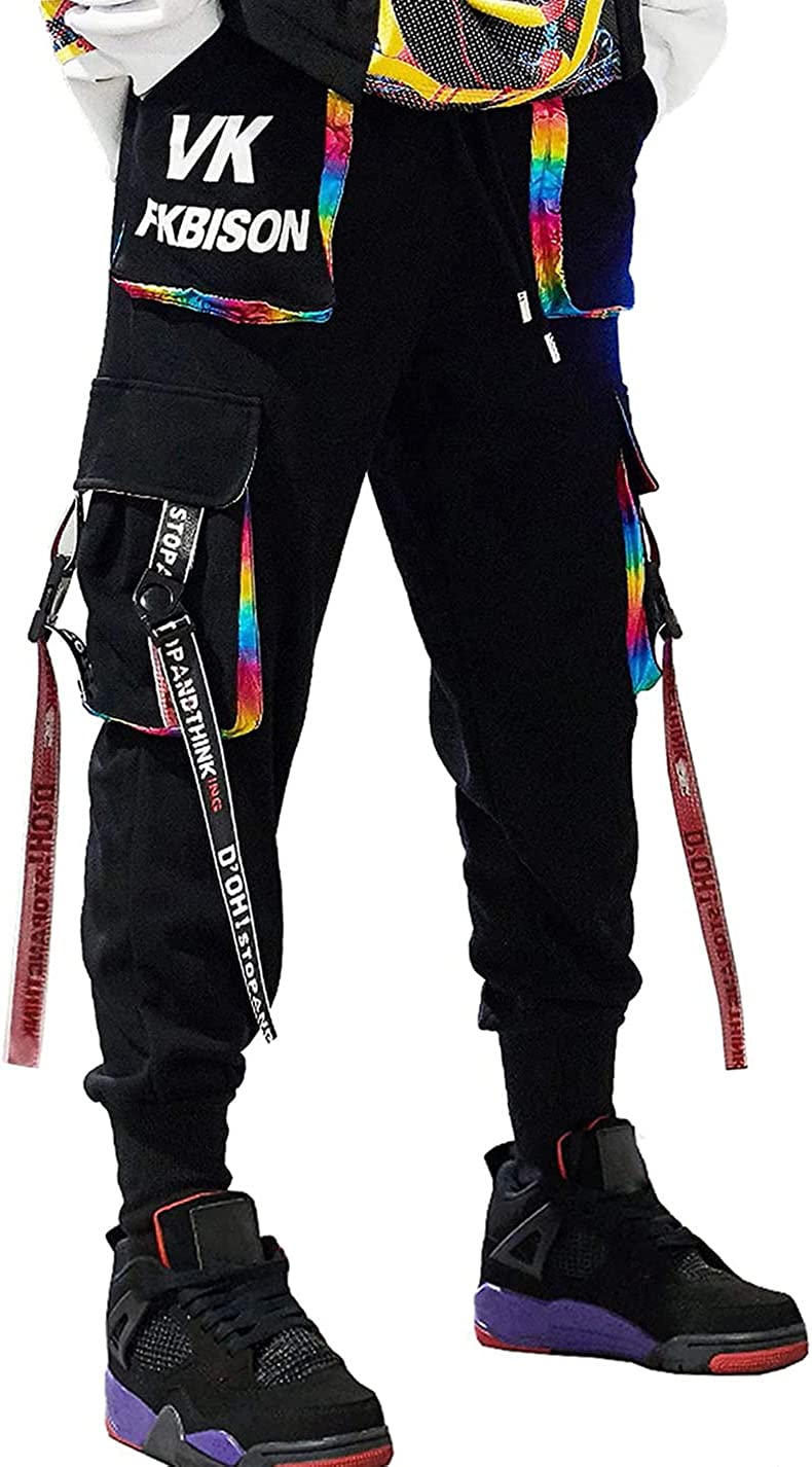 Astellarie Mens Jogger Pants Techwear Hip Hop Punk Harem Cargo Jogger Pant  Streetwear Tactical Track Pants with Pocket : : Clothing, Shoes 