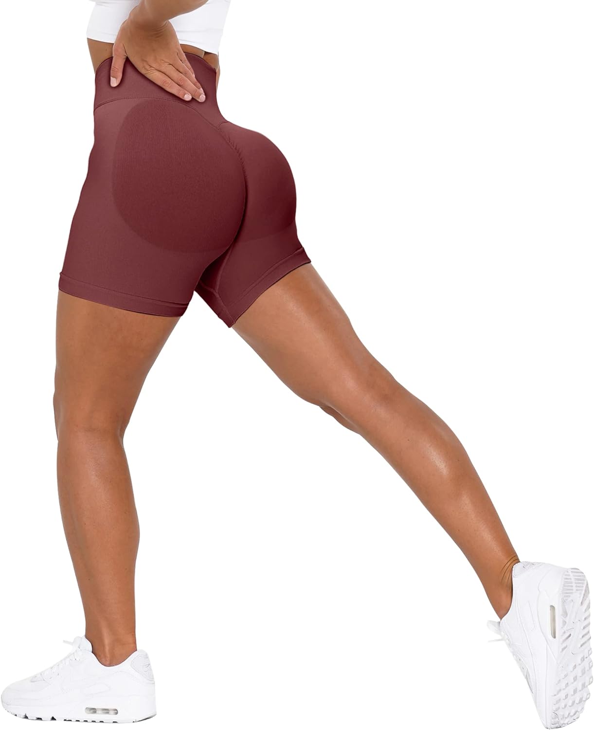 Unthewe Workout Butt Lifting Shorts for Women High Waisted Seamless Gym  Yoga Boo