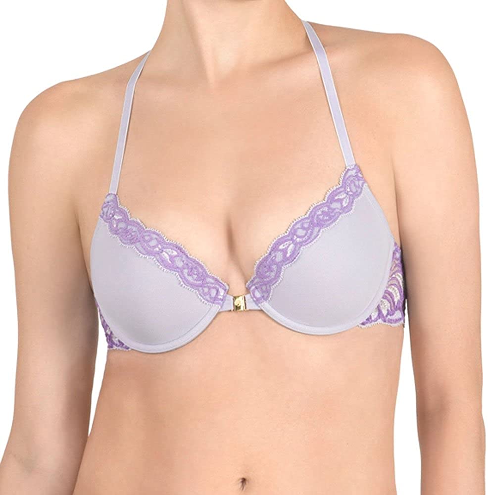 Natori Womens Feathers Front Close T-Back Bra : : Clothing, Shoes  & Accessories