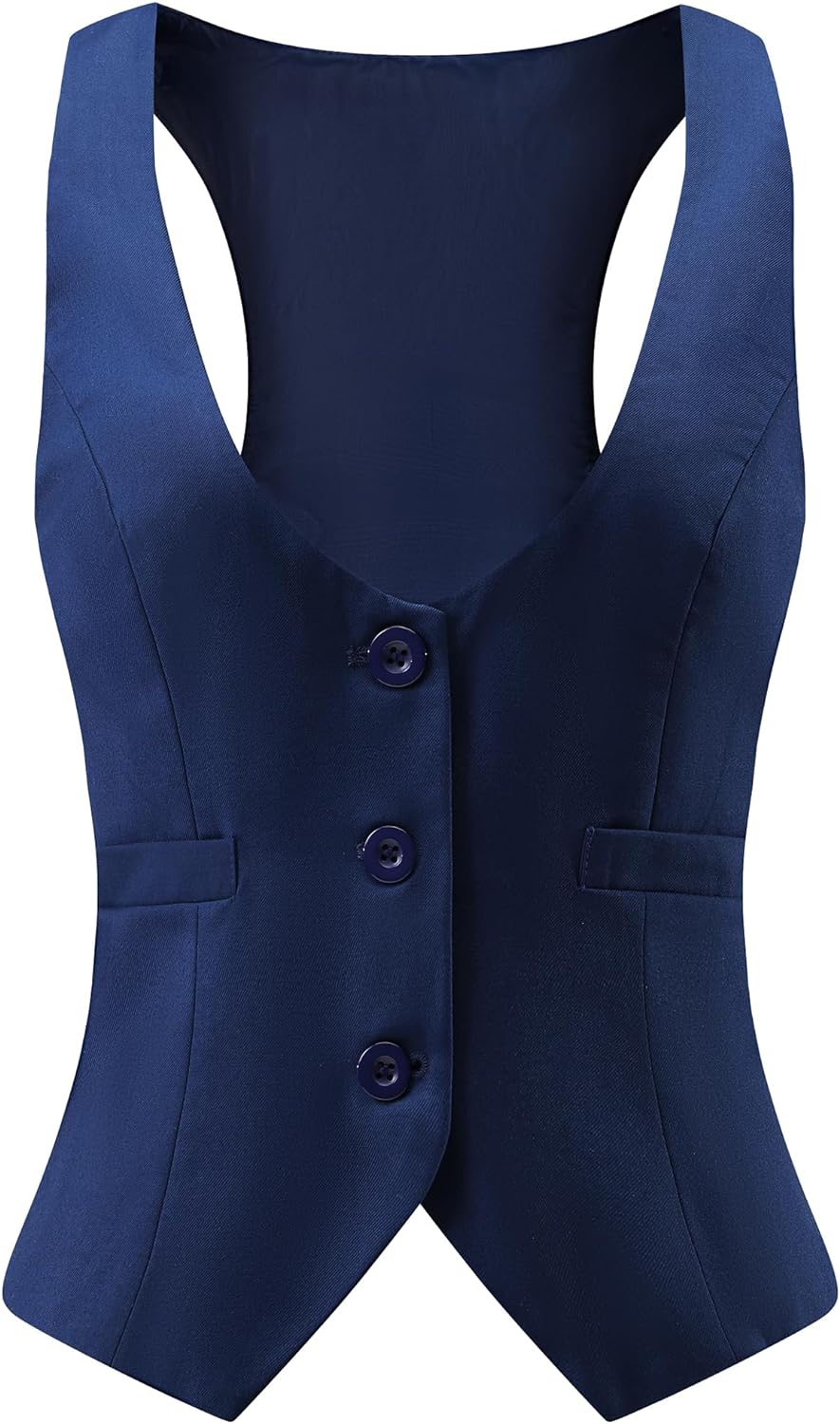 V VOCNI Suit Vest for Women Waistcoat Vest Vintage Steampunk Dressy Casual  Racer