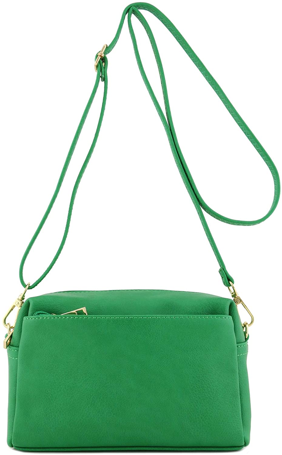 Triple Zip Hipster Crossbody Bag in Perennials Noir Dot – Little Green Apple