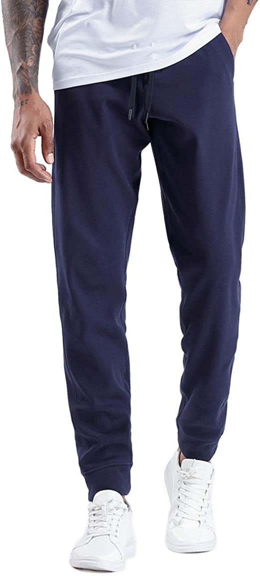 THE GYM PEOPLE Mens' Fleece Joggers Pants with Deep Pockets