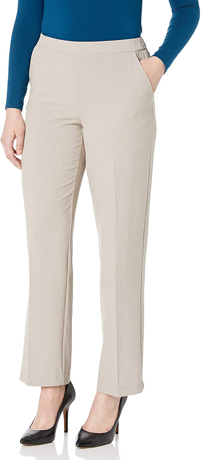 Briggs New York Women's Pull on Dress Pant (Regular Short & Tall Length)