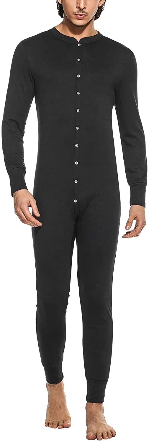 Hotouch Onesie Pajamas for Women Long Sleeve Adult Union Suit