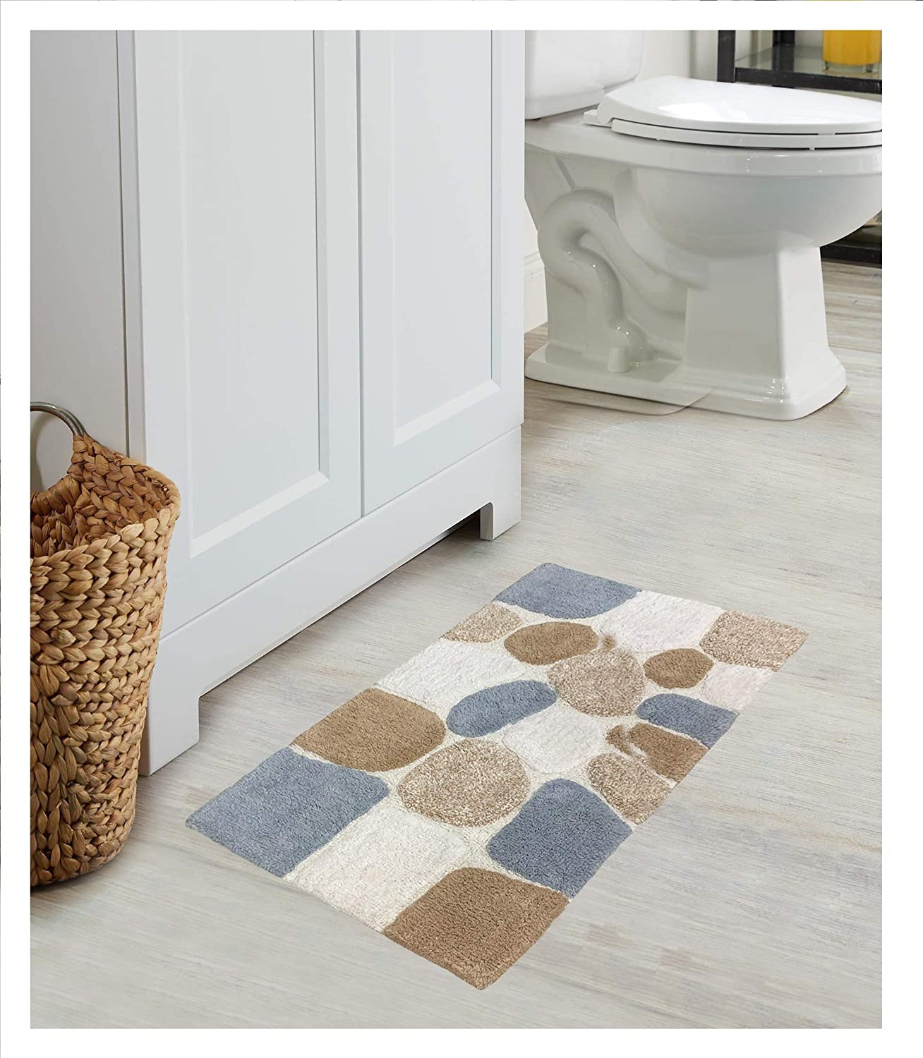 Chesapeake Pebbles Spa Bath Rug Runner (24 x 60) 