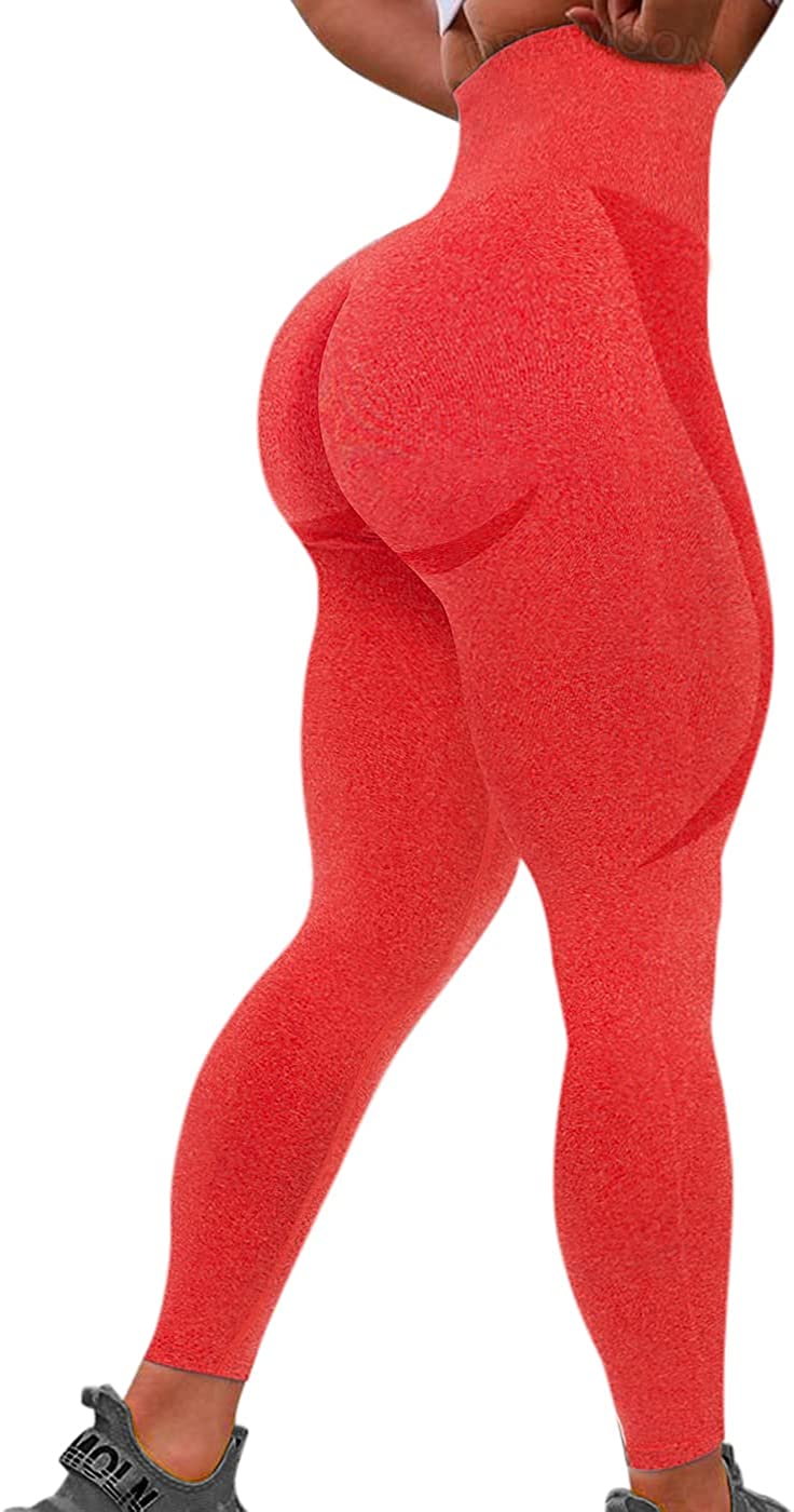 Buy DREAMOON Women Scrunch Butt Lifting Seamless Workout Leggings