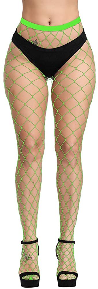 Buy WEANMIX Womens High Waist Tights Fishnet Stockings Thigh High Pantyhose  at