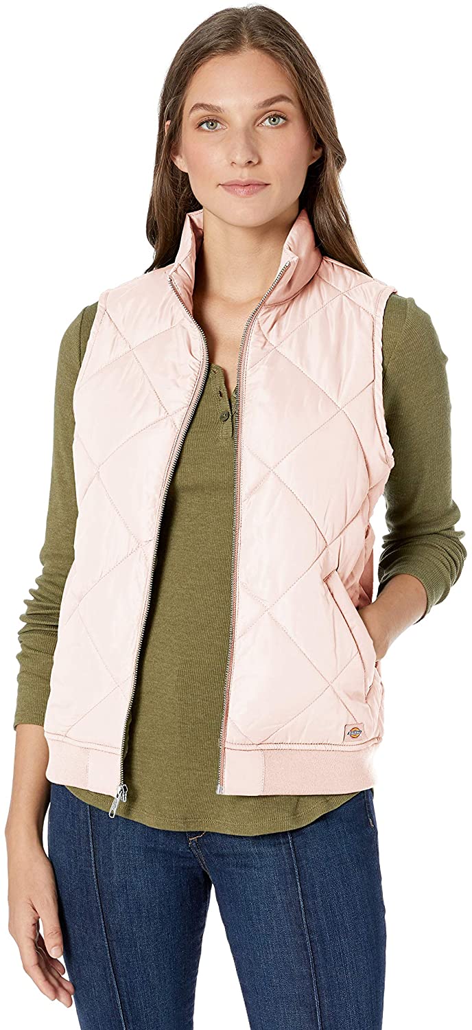 Dickies Womens Quilted Bomber Vest 