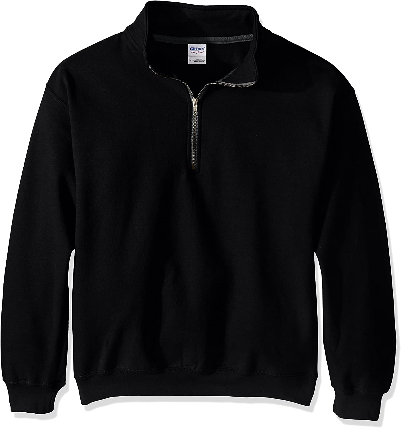 Gildan Men's Fleece Quarter-Zip Cadet Collar Sweatshirt | eBay