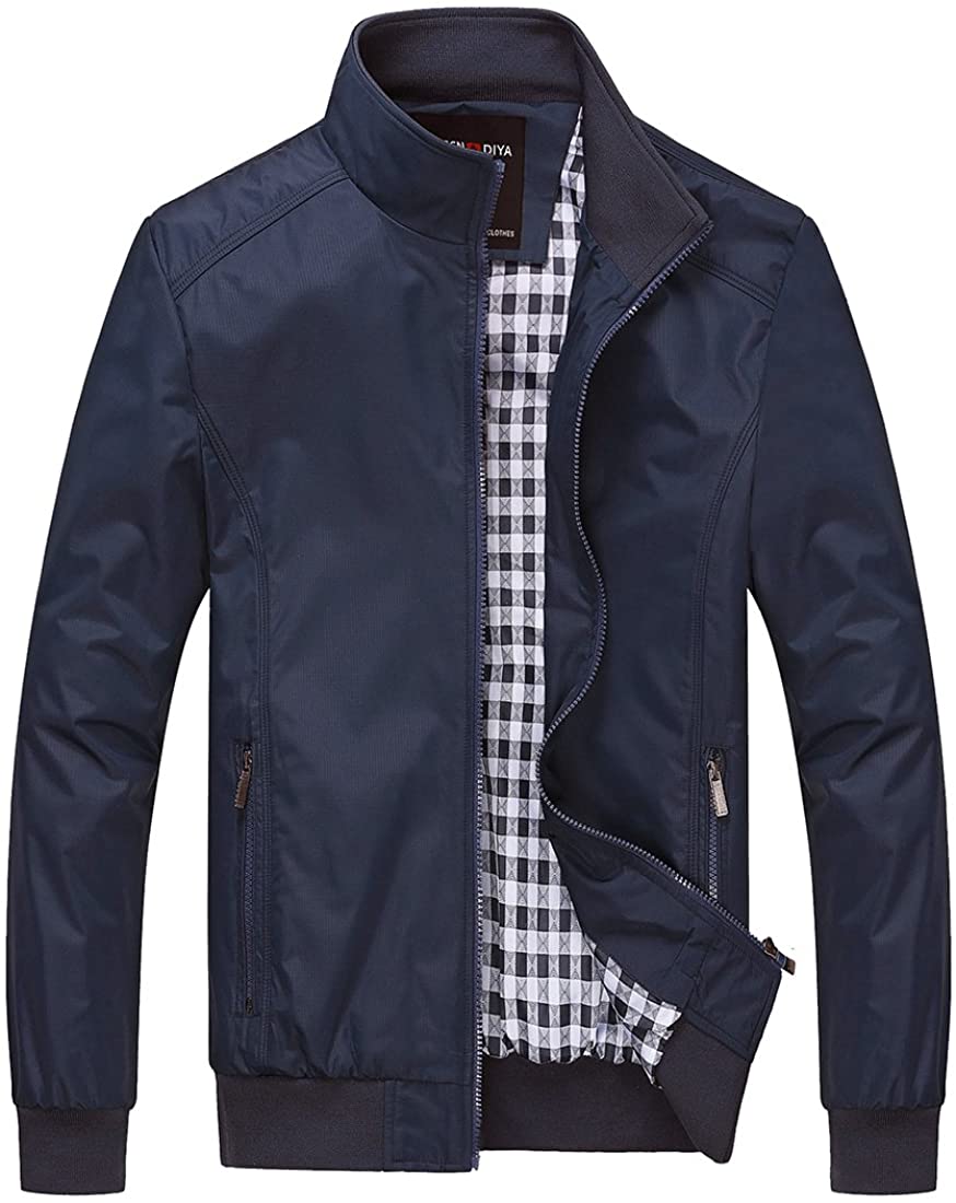 S Casual Jacket Outdoor Sportswear Windbreaker Lightweight B