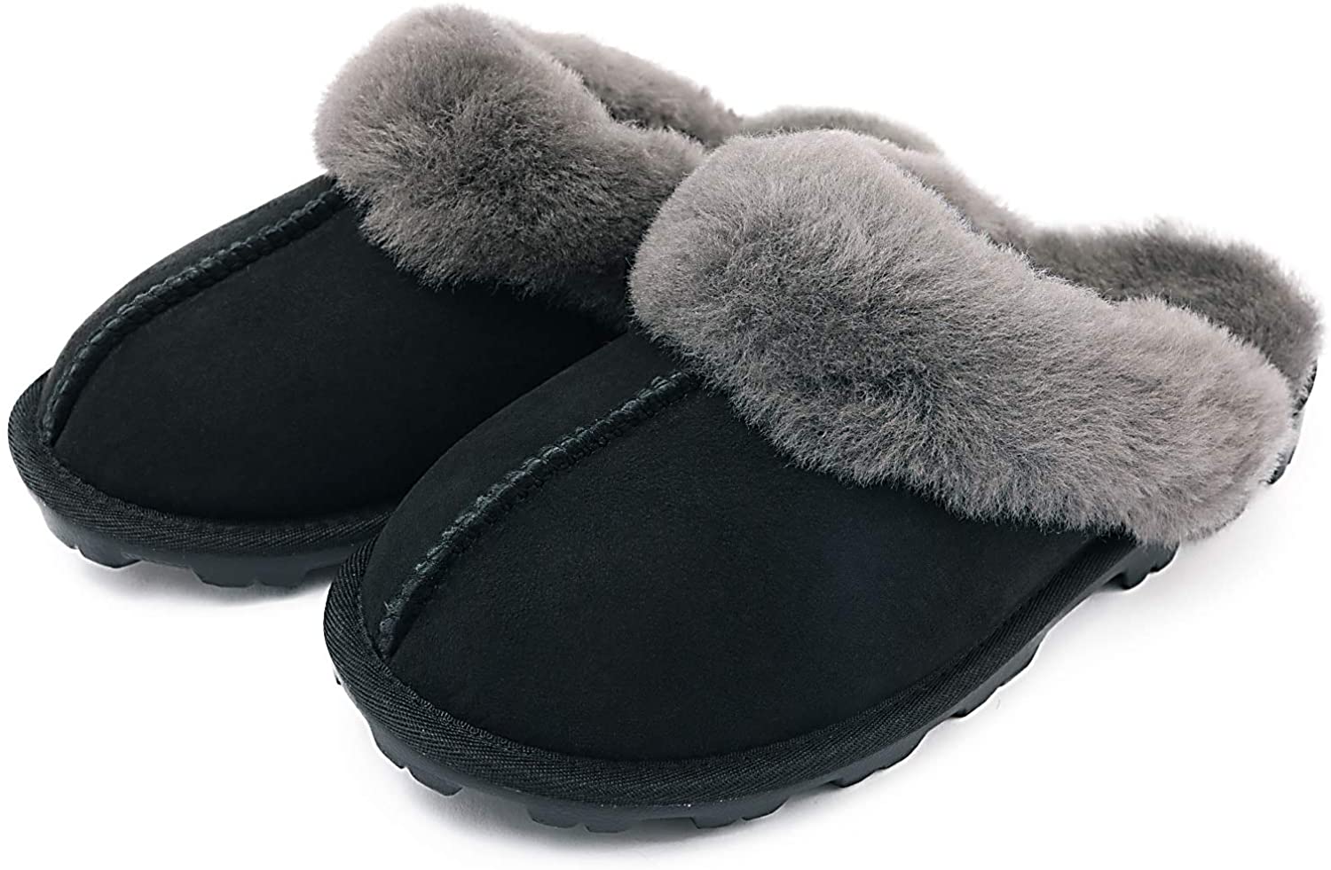 WaySoft Genuine Sheepskin Women Slippers, Water-Resistant and | eBay