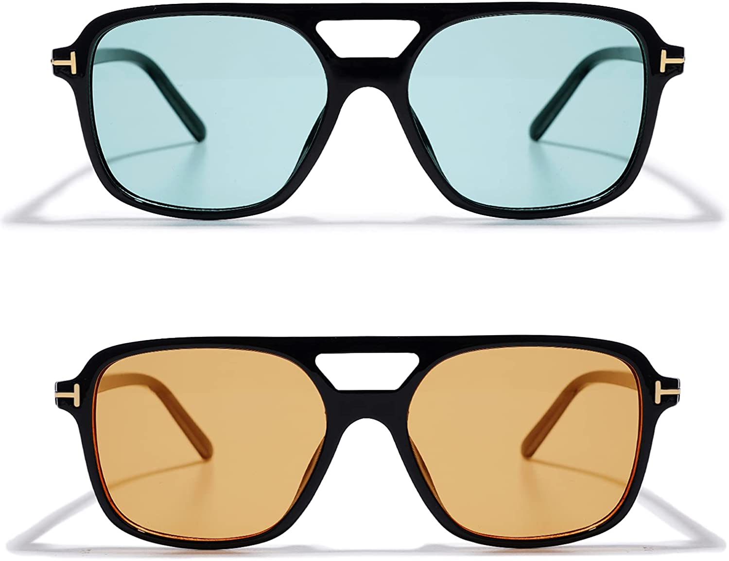 VANLINKER Retro Vintage 70s sunglasses for women men with UV Protection VL9611 