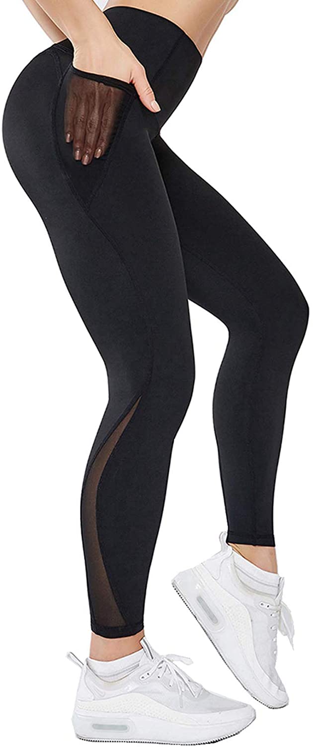 romansong High Waist Yoga Pants with Pockets, Tummy Control, 4 Way Stretch  Workout Running Leggings : : Clothing, Shoes & Accessories