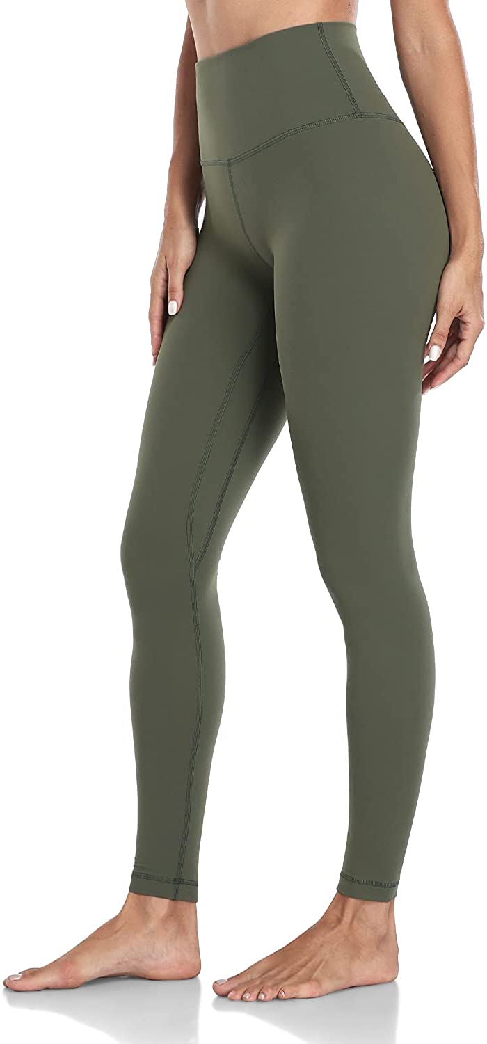 HeyNuts Essential 7/8 Leggings with Side Pockets for Women, High Waisted  Compression Workout Yoga Pants 25'', Vintage Plum_25” Ⅱ, L : Buy Online at  Best Price in KSA - Souq is now
