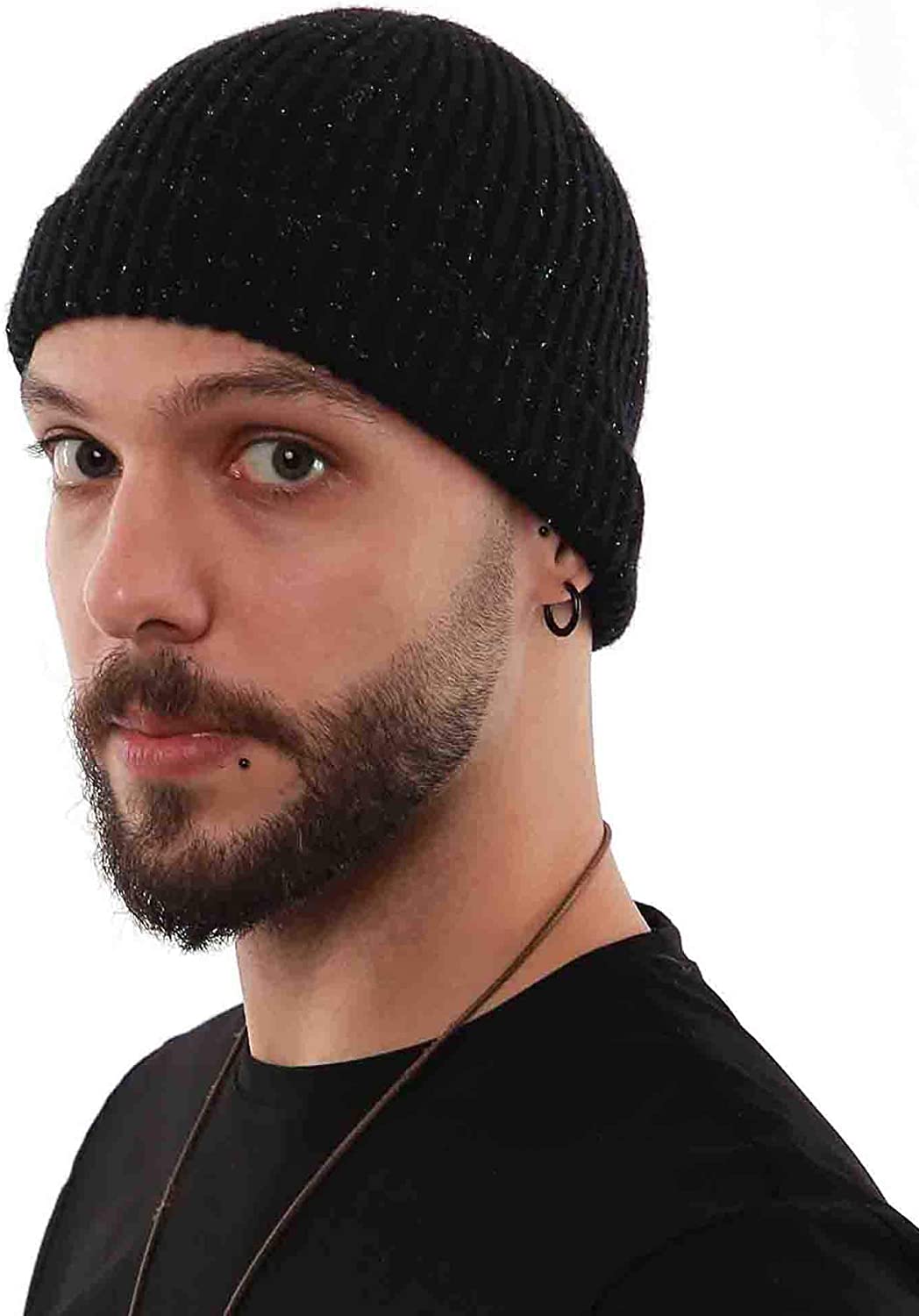 Galaxy Wolf Winter Beanie Hat Knit Skull Cap for for Men & Women
