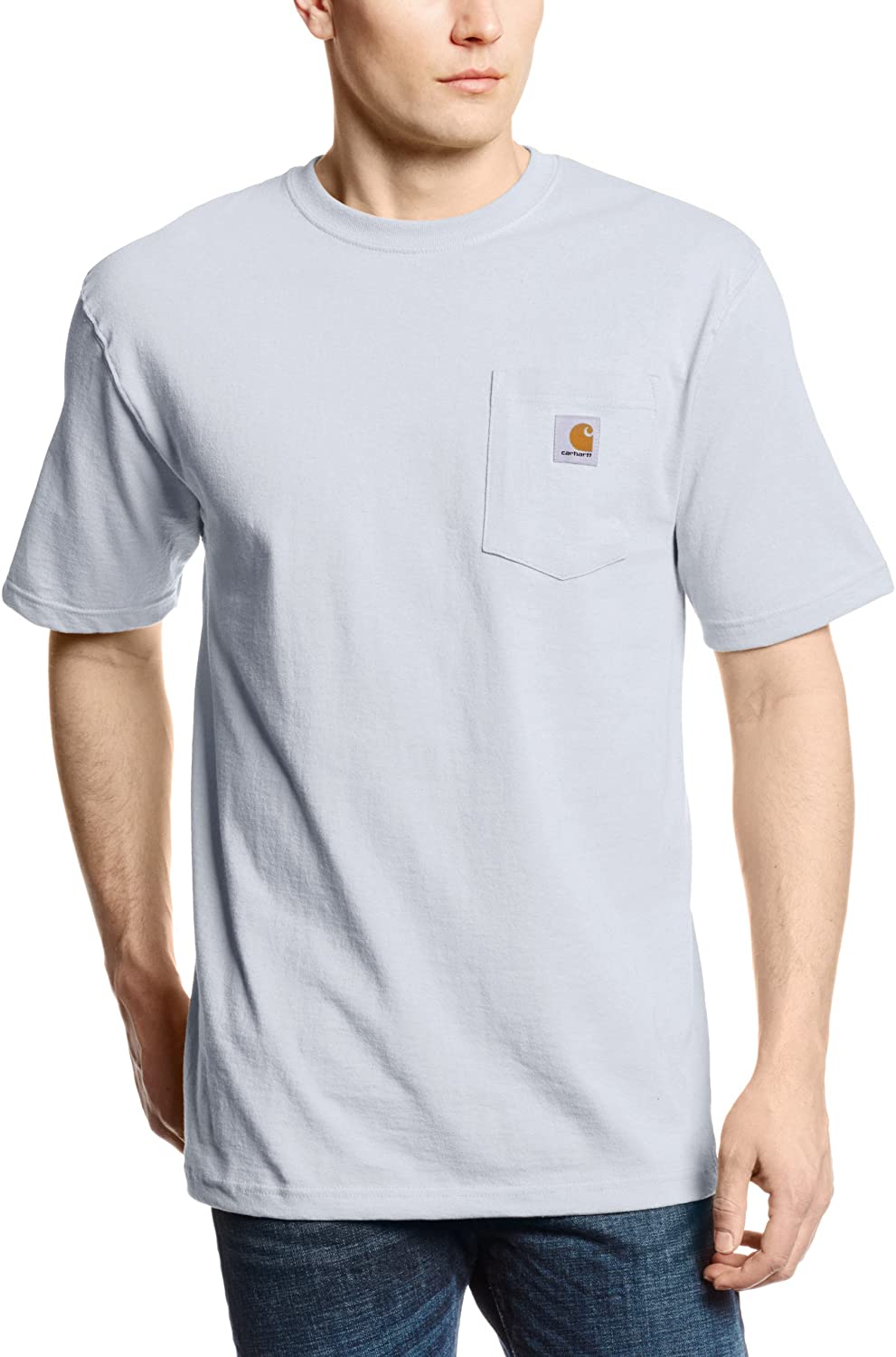Carhartt Mens Loose Fit Heavyweight Short-sleeve Pocket T-shirt (Big Tall) | eBay