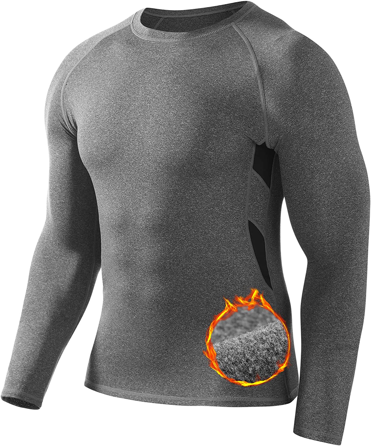 Runhit Thermal Underwear for Men Long Johns for Men Thermal Shirts