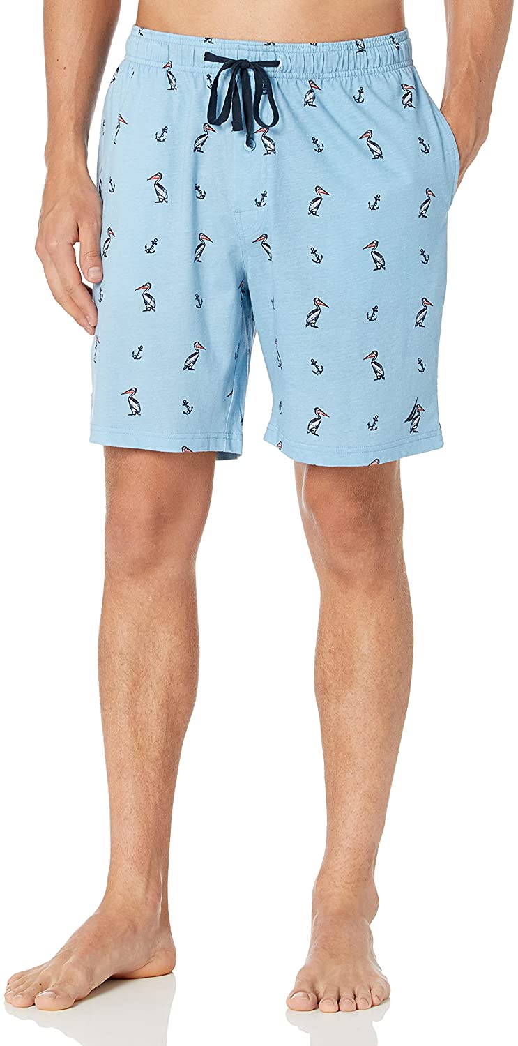 Details about   Nautica Men's Soft Knit 100% Cotton Elastic Waistband Sleep Lounge Short 