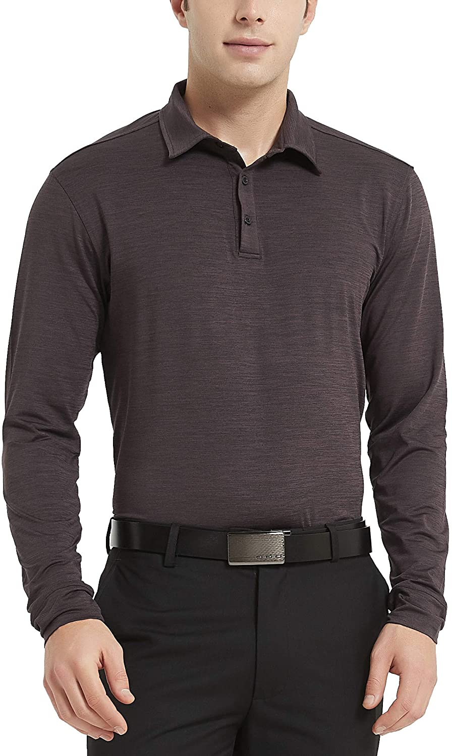 long sleeve athletic polo shirts