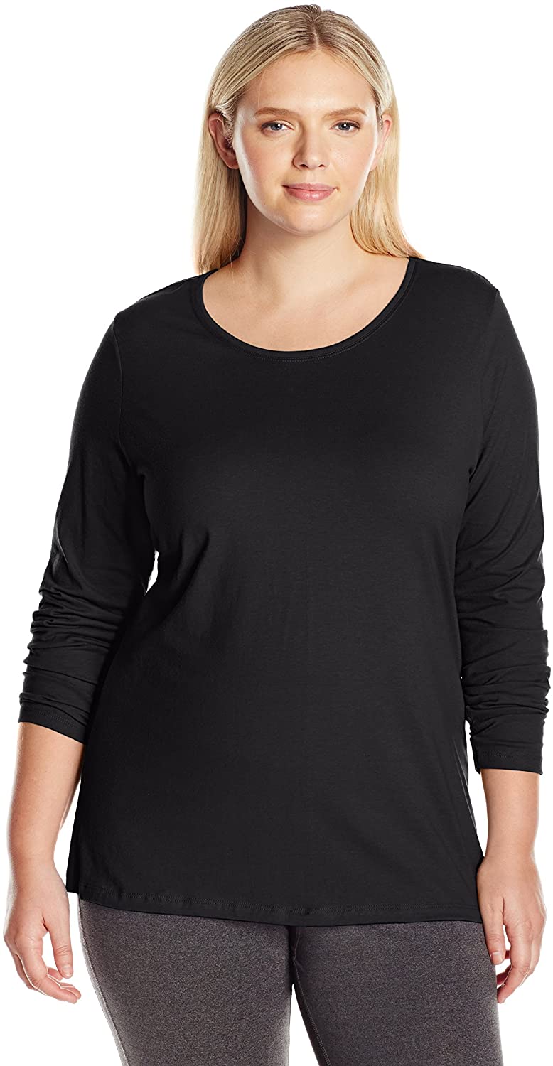  Just My Size Womens Plus Size Long Sleeve Tee