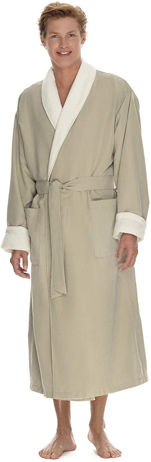 Boca Terry Mens Plush Robe, Big & Tall Bathrobe for Men, Warm Luxury  Microfiber | eBay