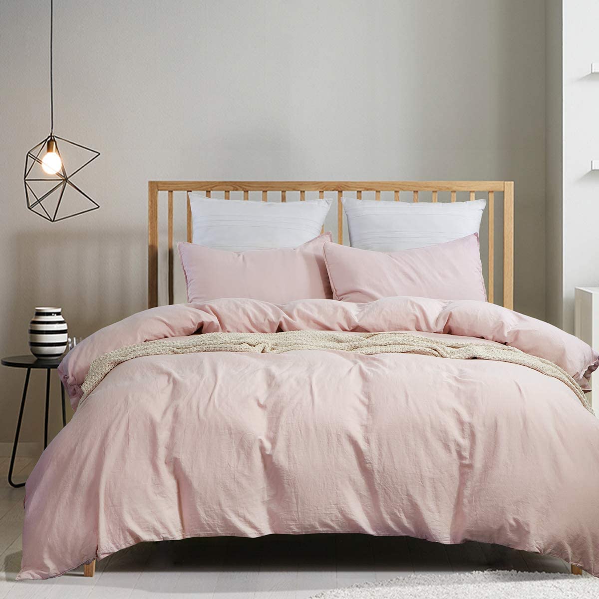 pink mocha duvet cover