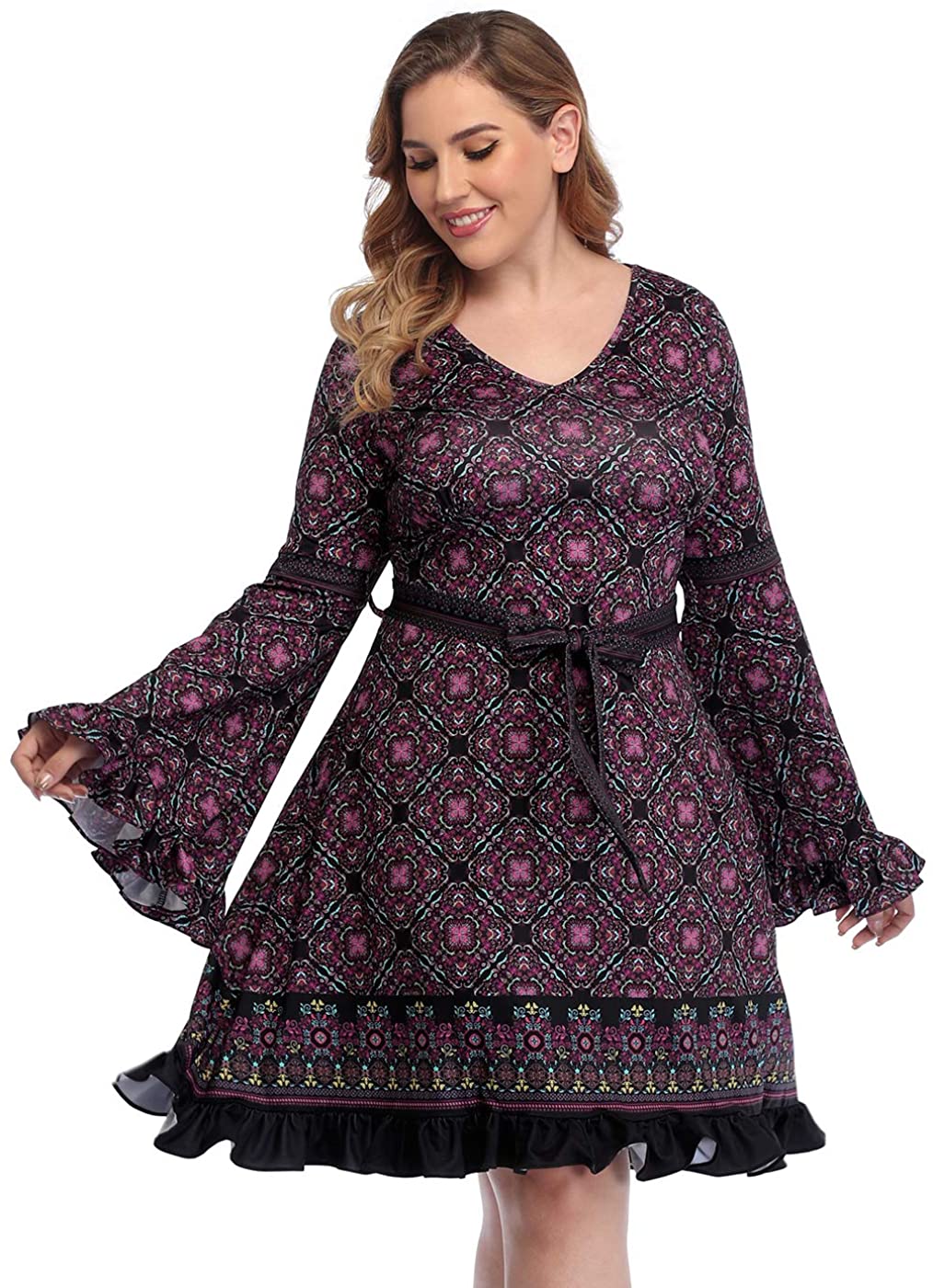 Plus Size Vintage Hippie Clothes Dresses Images 2022 6058