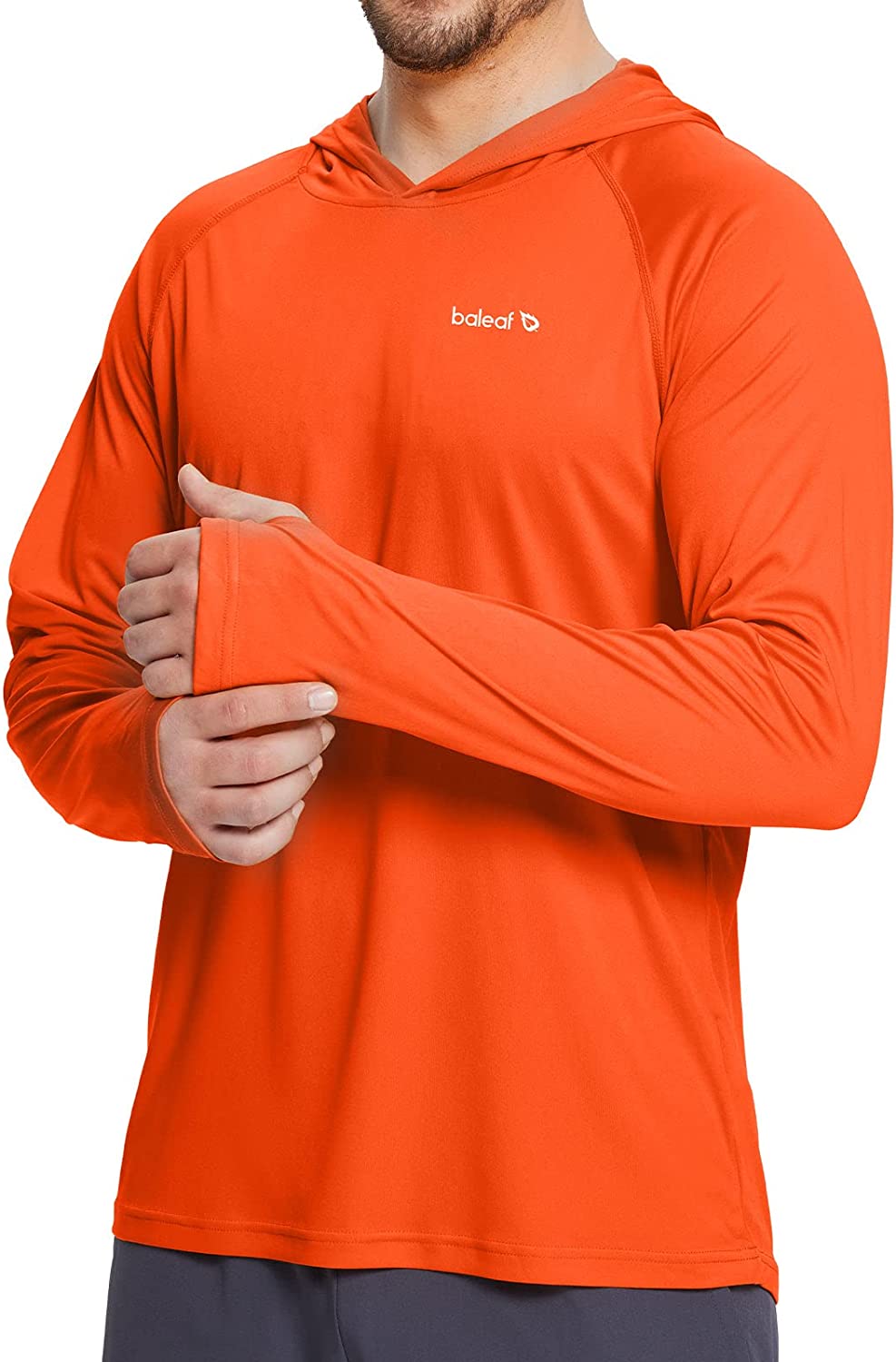  BALEAF Mens Swimwear UV SPF Hoodie Shirt UPF 50+ Sun Protection Long  Sleeve T-Shirts Rash Guard Fishing Swimming Lightweight, Small, Style  1-Black : Sports & Outdoors