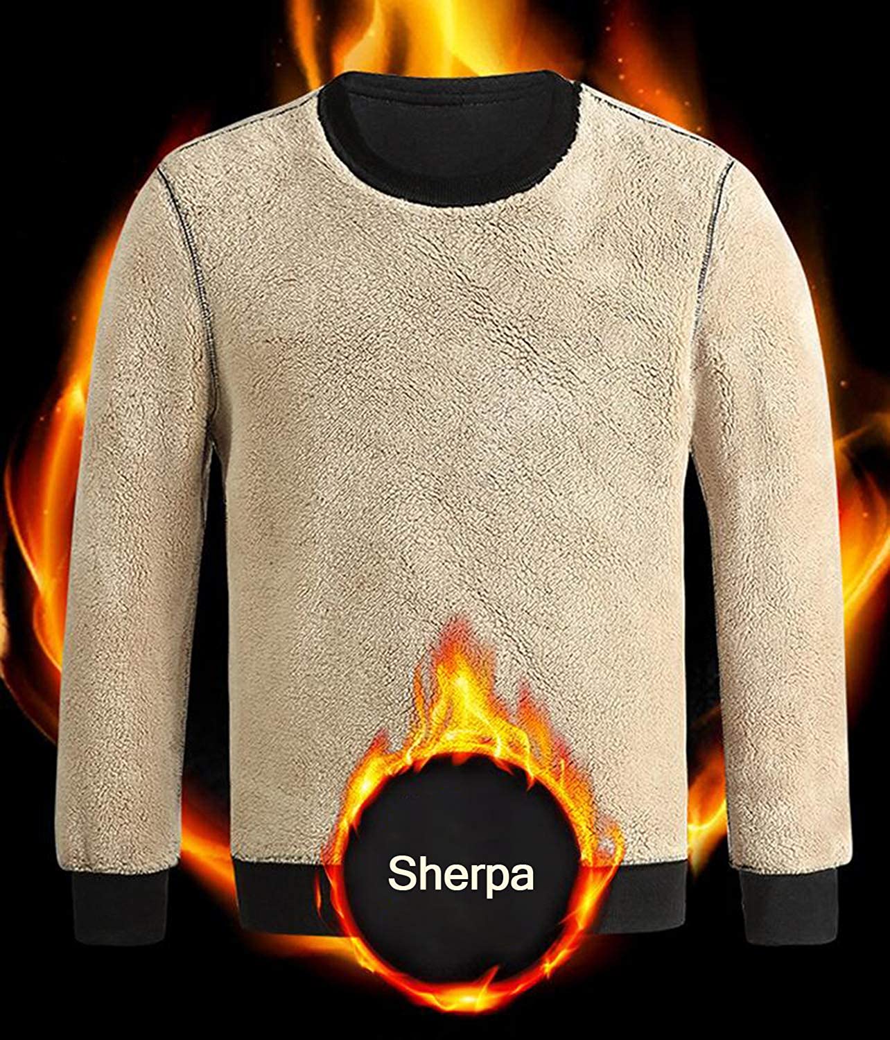 sherpa mens pullover