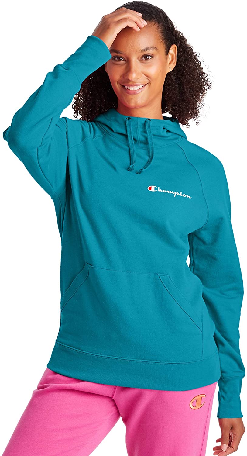 champion hoodie women teal