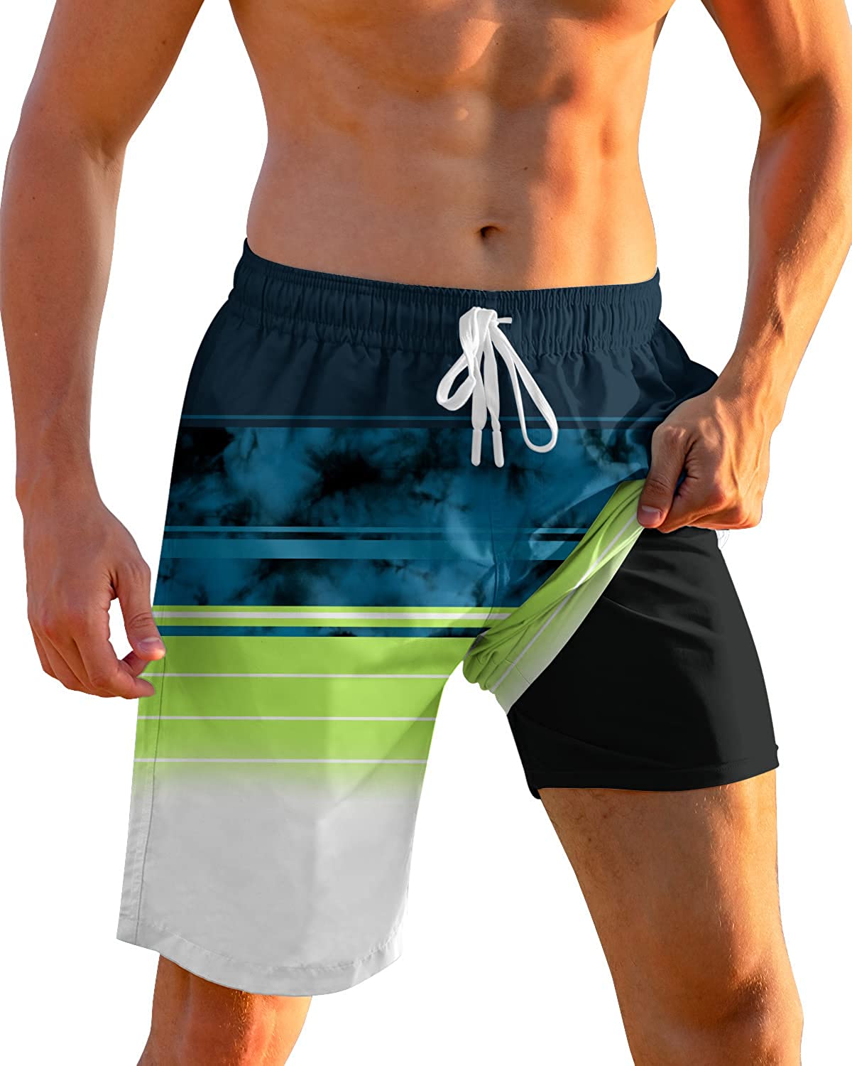 Cozople Boys Swim Shorts Lightweight Compression Liner Swimming Trunks  Quick Dry Stretchy Bathing Suits Novelty Black Boxer Brief Lining Swimwear  for Summer : : Clothing, Shoes & Accessories