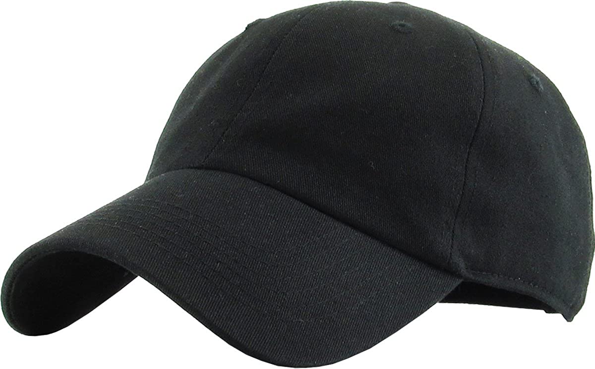 KBETHOS Original Classic Low Profile Cotton Hat Men Women Baseball Cap Dad Hat Adjustable Unconstructed Plain Cap 