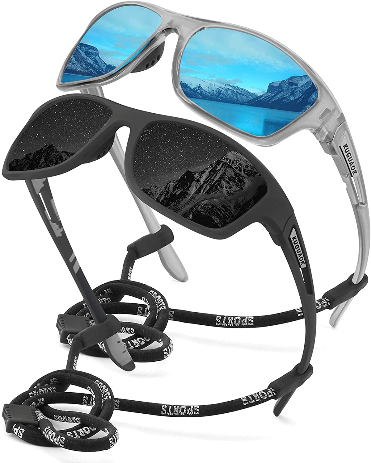 R90 Fishing Polarized Sunglasses Men Outdoor Sport Driving Sun Glasses  UV400 wit