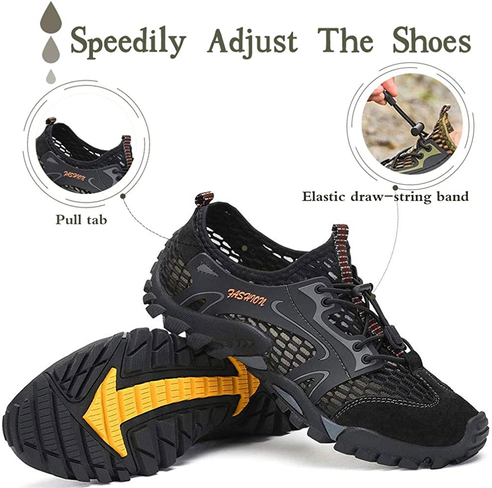 SITAILE Water Shoes Men Women Quick Dry Barefoot Aqua Swim River Shoes ...