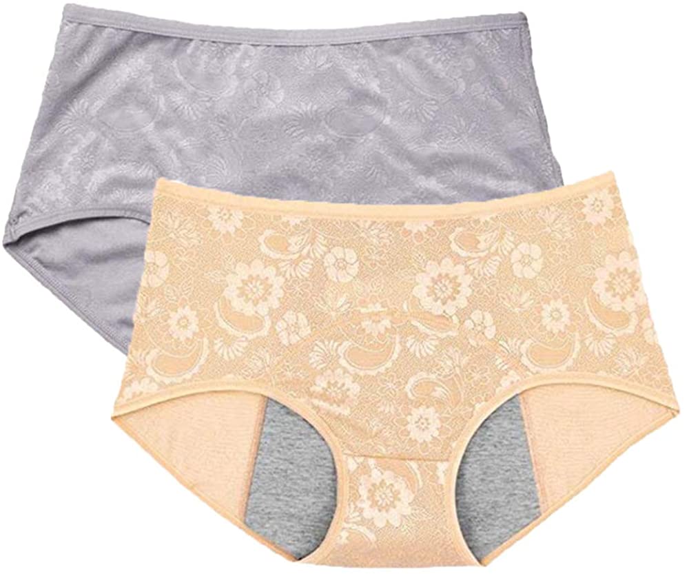 Women's Period Panties Menstrual Underwear Protective Menstrual Jacquard Easy Clean 