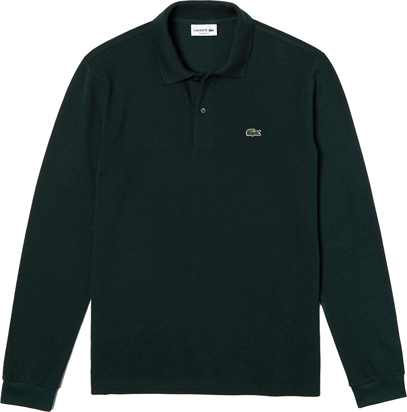 Lacoste Mens Classic Long Sleeve Pique Polo Shirt | eBay