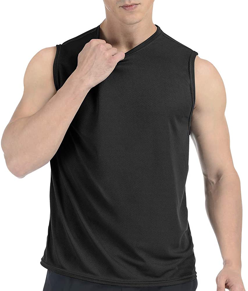 Download Sleeveless Shirt for Men, Cool Dry fit Athletic Workout ...