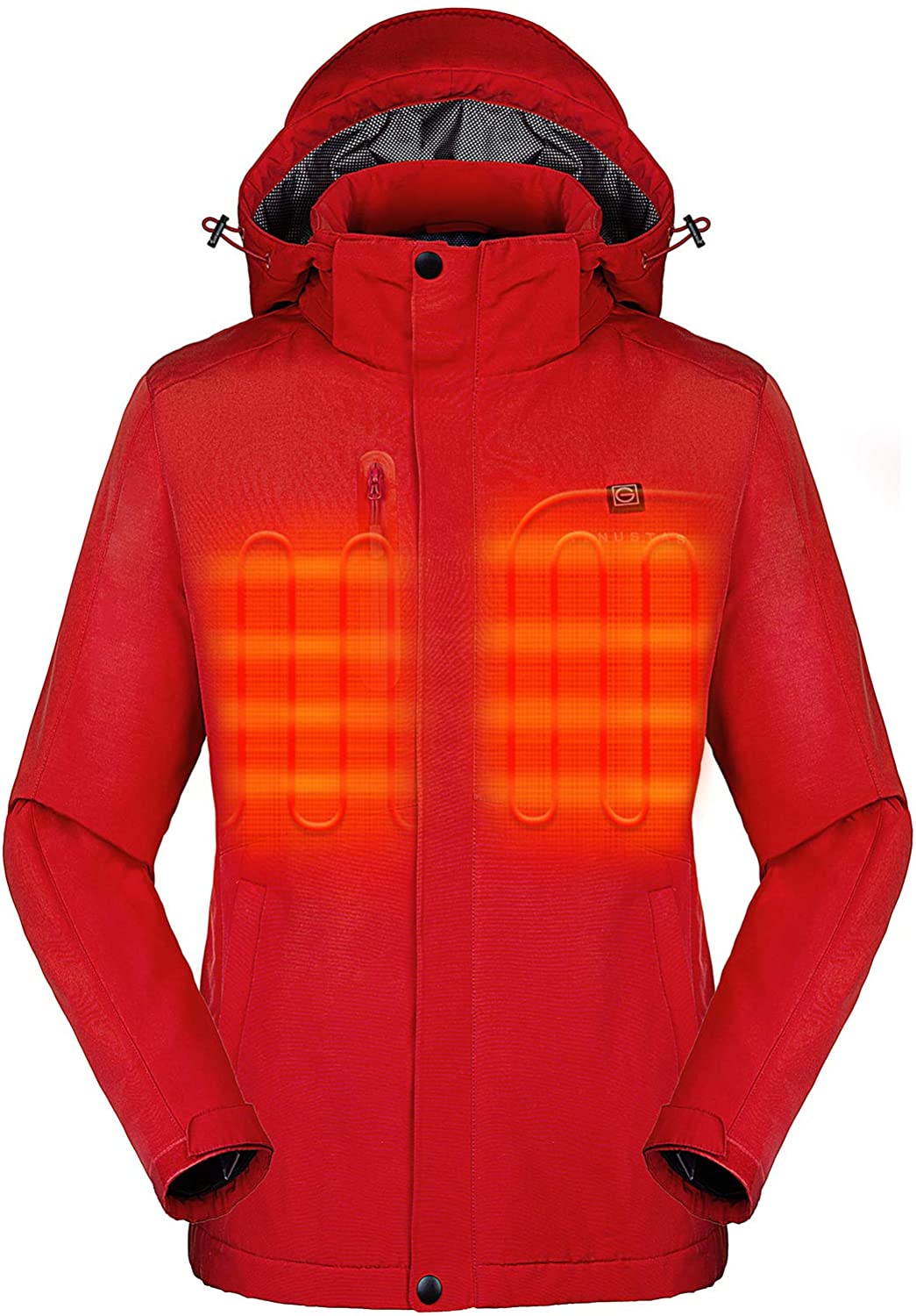 Venustas Womens Fleece Heated Jacket with Battery Pack 7.4V Fleece Heated Coat with YKK Zippers
