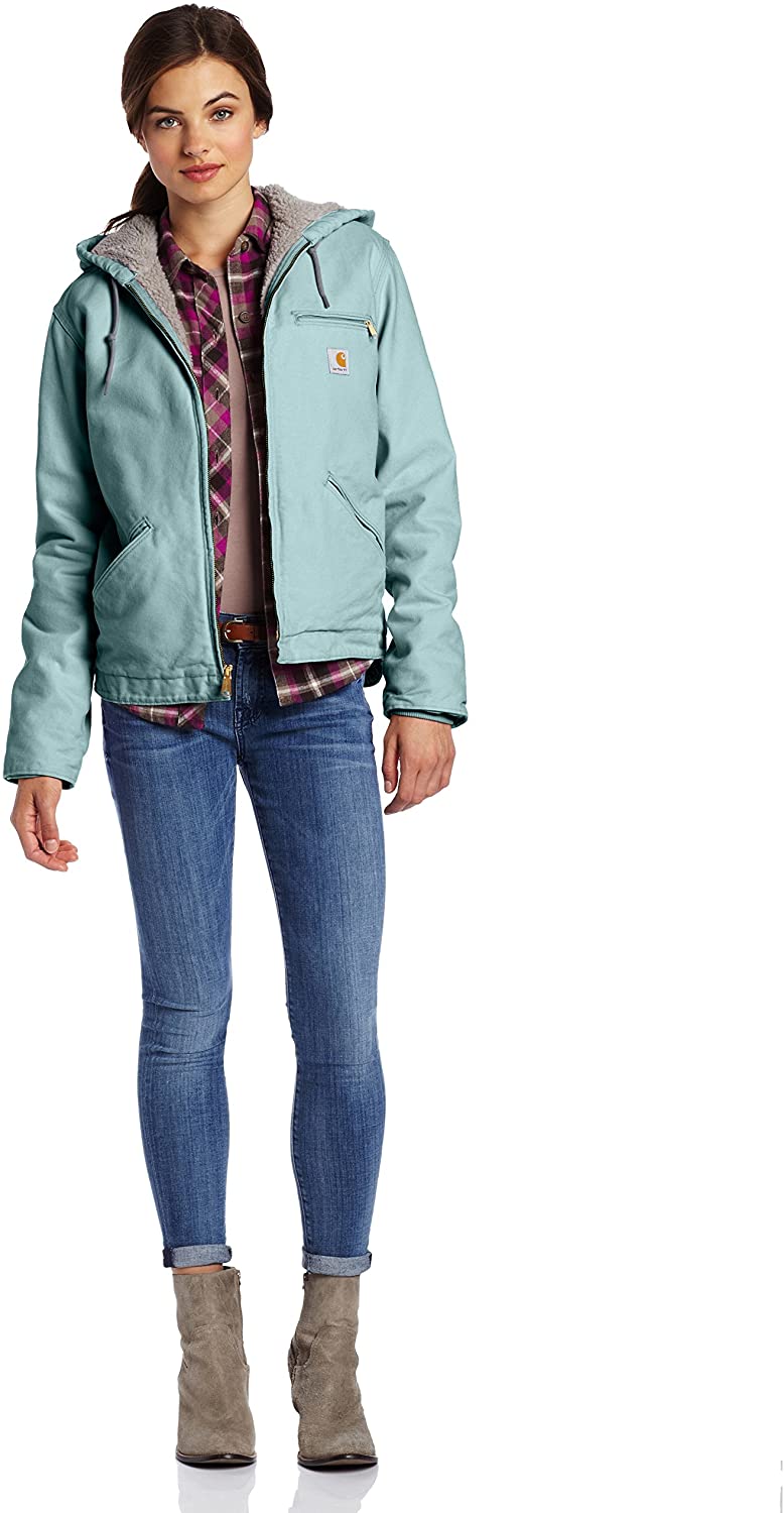 Carhartt, Women's Sandstone Sierra Jacket, Raspberry - Augusta