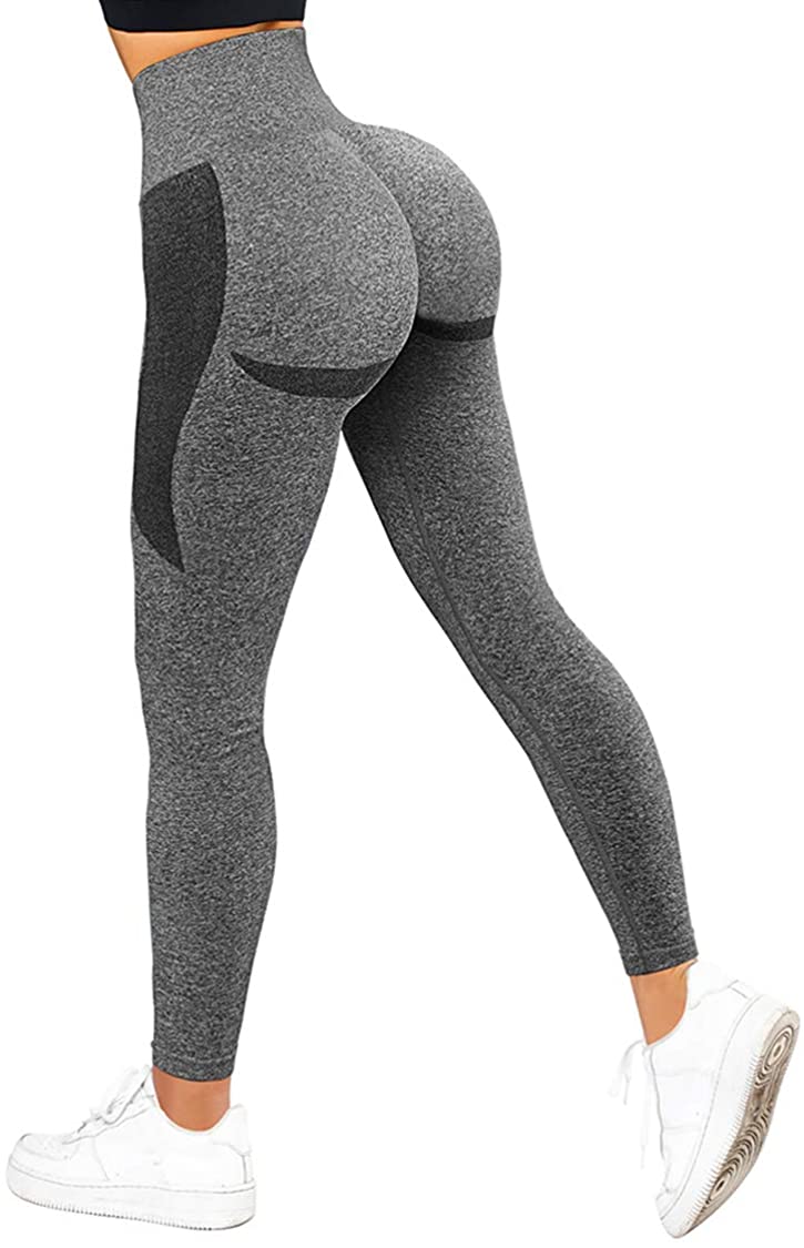 SSxgslbh High Waist Scrunch Bum Seamless Leggings Sport Women Gym Fitness  Leggins Sexy Workout Yoga Pants Push Up Booty Butt (Color : Yellow, Size :  XL (Waist 68CM)) : : Clothing, Shoes