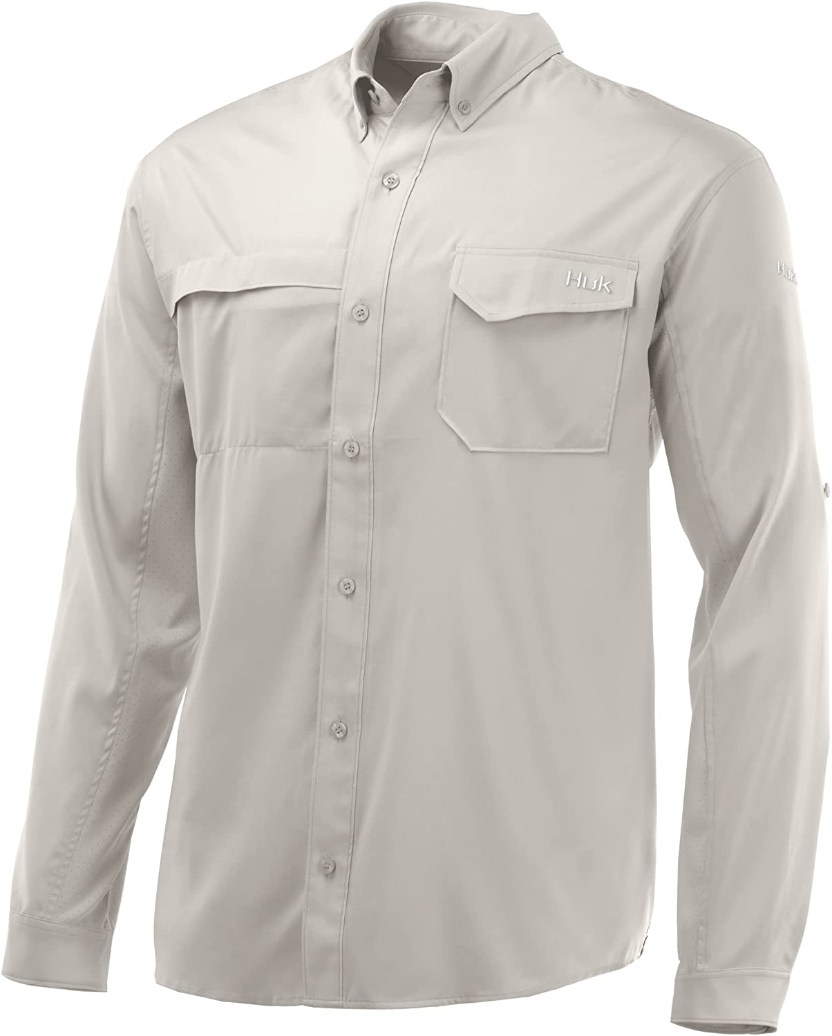 Huk Gray Button-front Shirts for Men