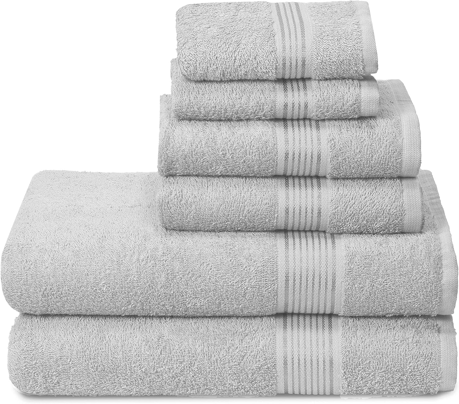 BELIZZI HOME Ultra Soft 2 Pack Oversized Bath Towel Set 28x55