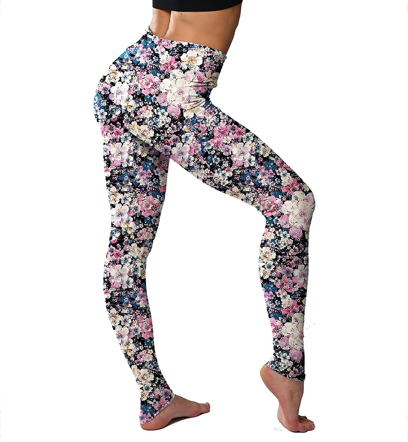Svogue vaner Leggings for Women Printed High Waist Ultra Soft Yoga