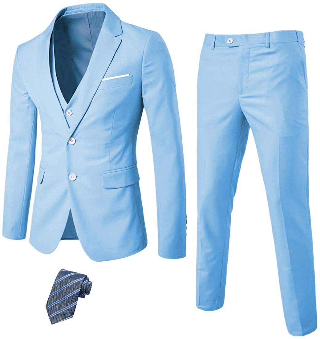 Carter & Jones 3 piece 2 Button Navy Slim Fit Suit 36 to 50 531461031 