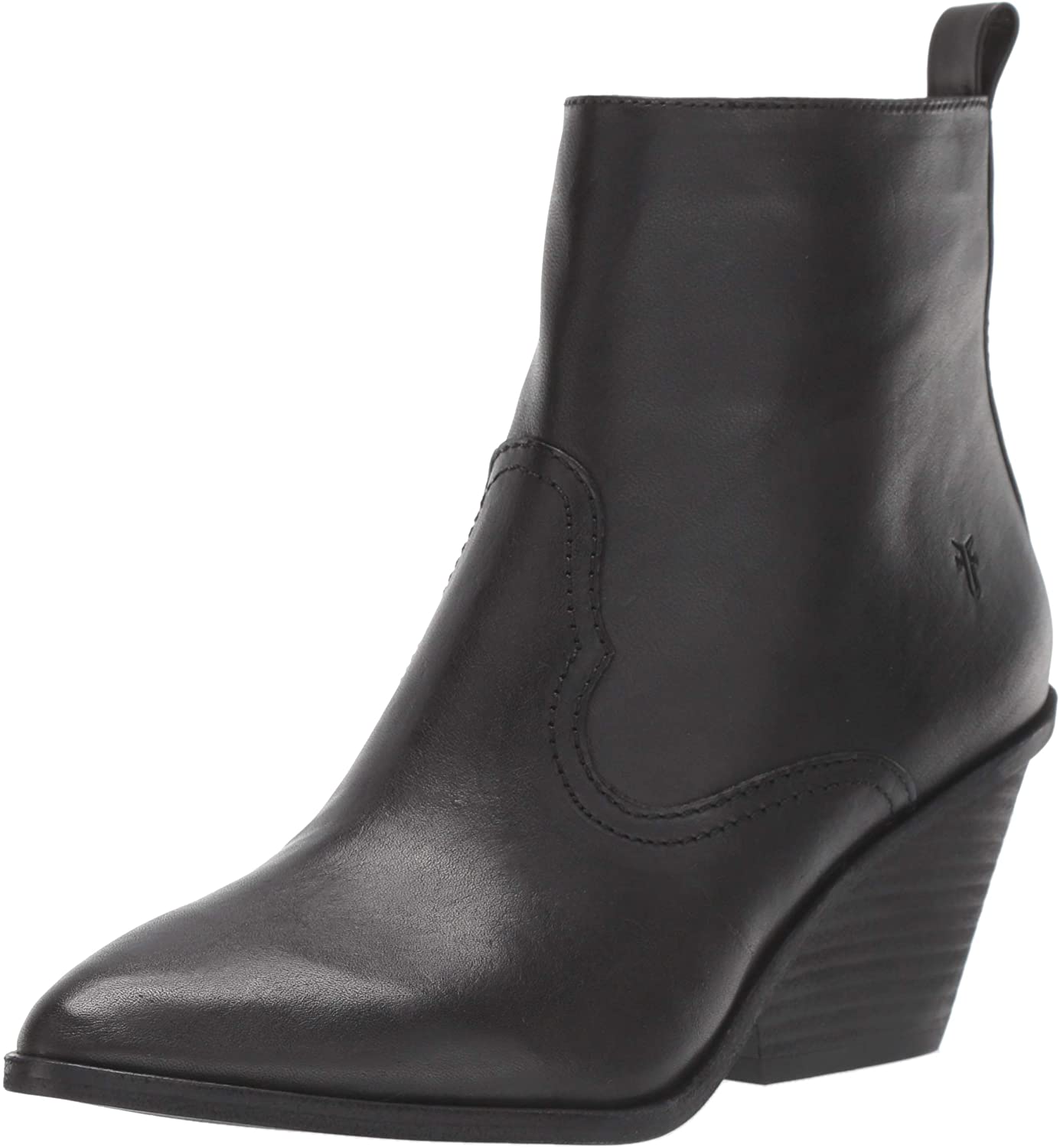 skechers black wedge boots