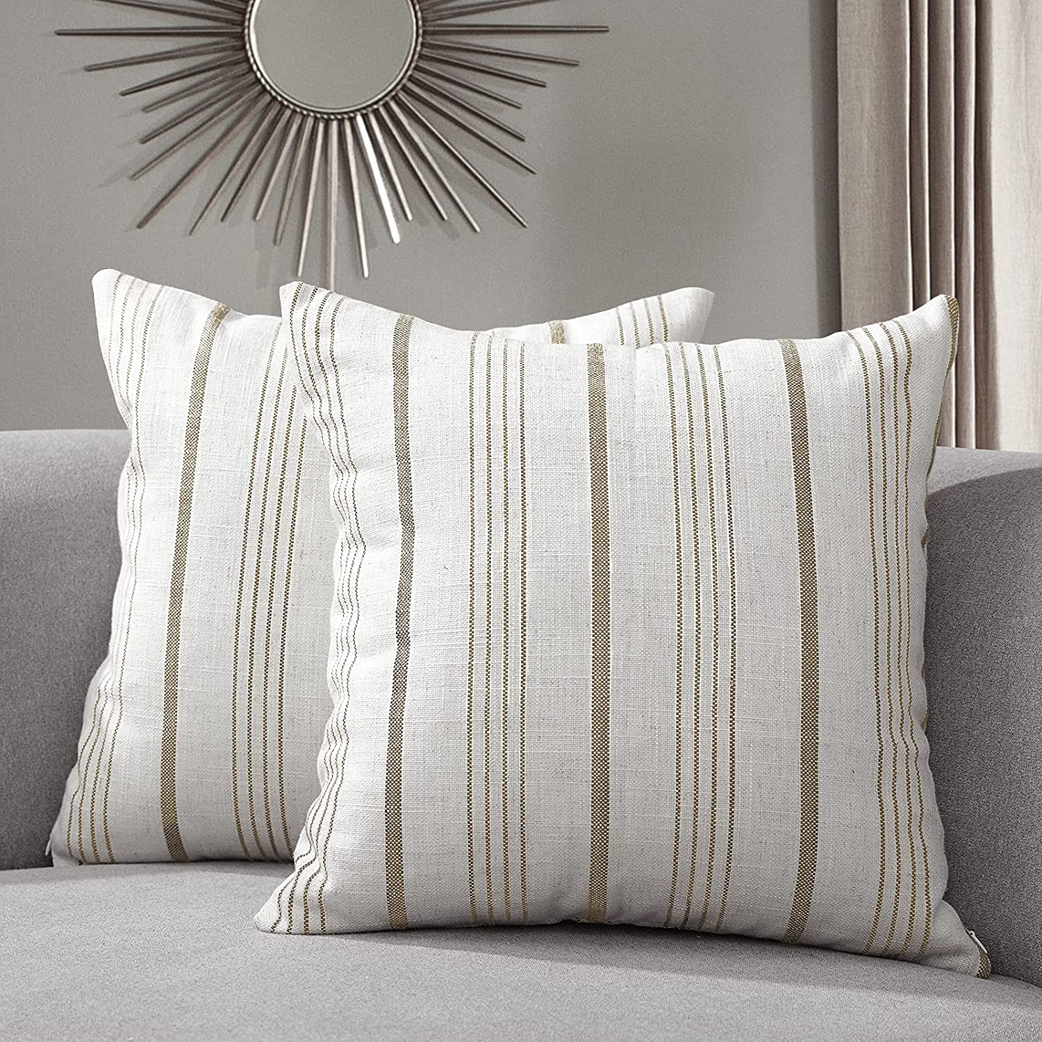 Sunlit Decorative Farmhouse Throw Pillow Case Modern Accent