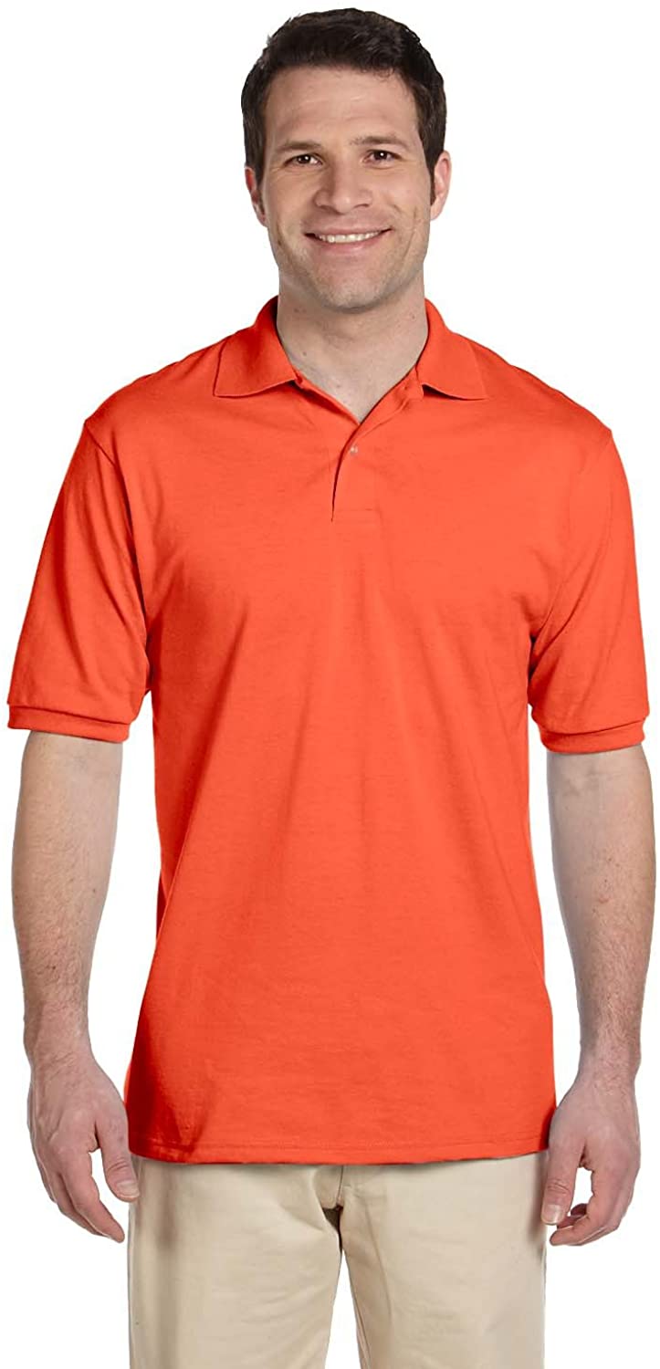 Jerzees Men's Spot Shield Short Sleeve Polo Sport Shirt 