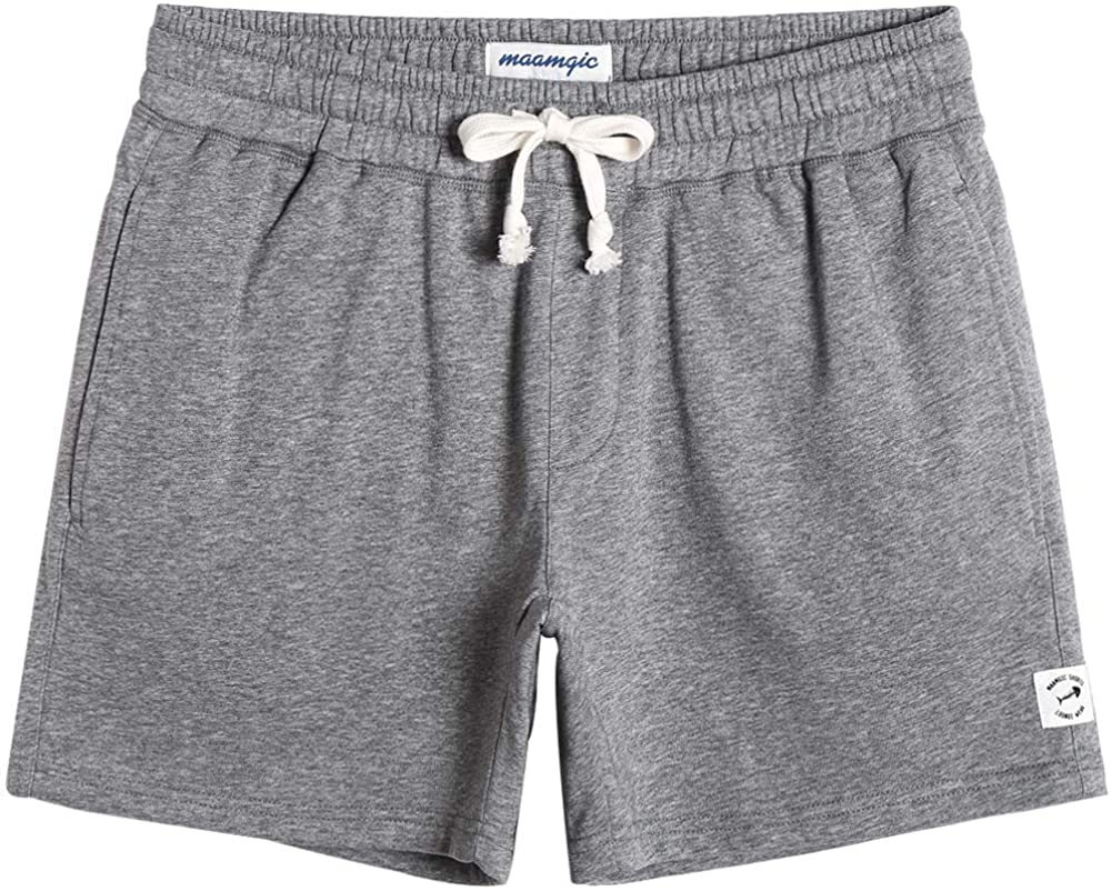 thumbnail 11 - MaaMgic Mens Athletic Gym Shorts 5.5&#034; Elastic Waist Casual Pajama Pocket Jogger 