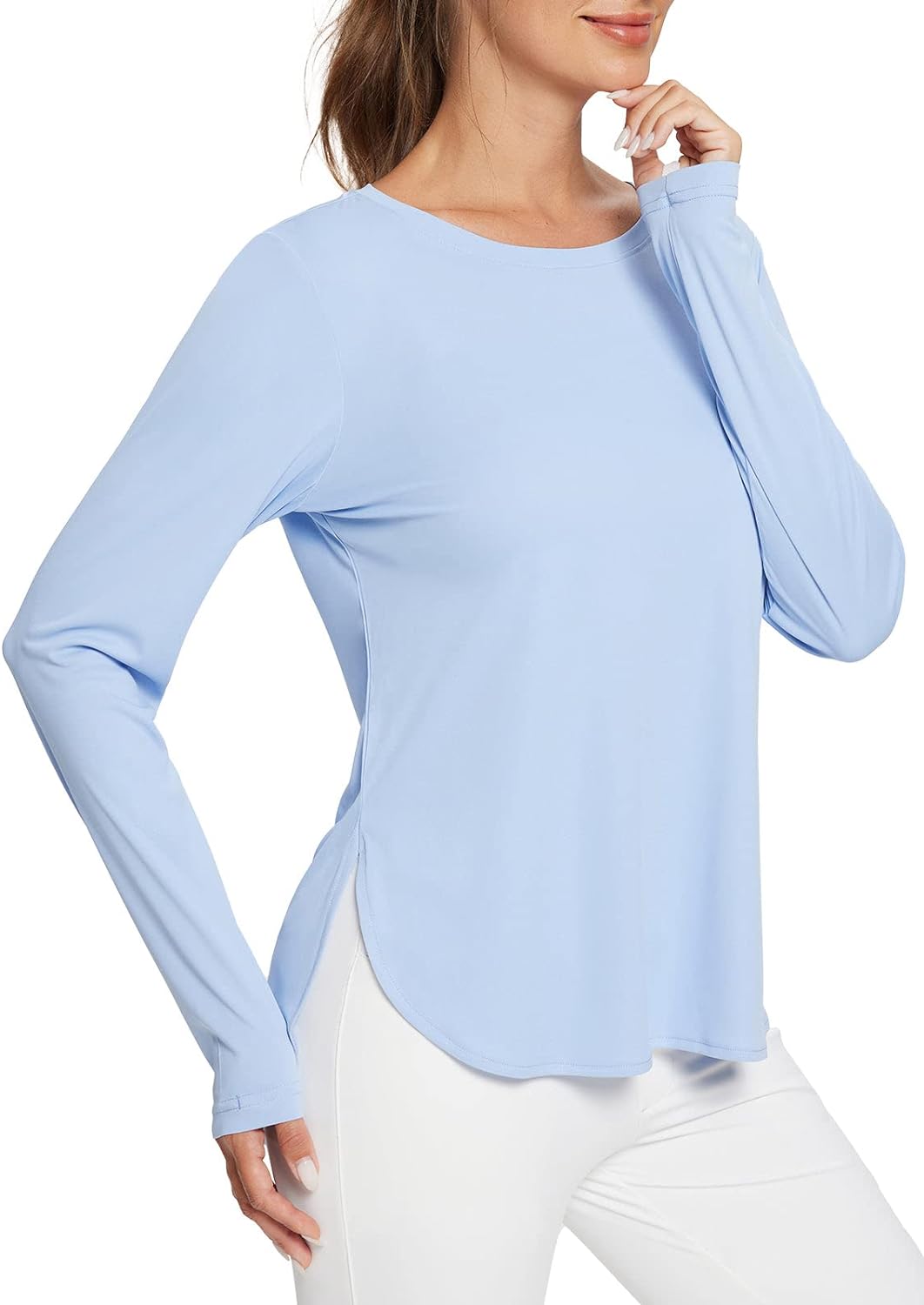 BALEAF Women's Sun Shirts UPF 50+ Long Sleeve Hiking Tops Lightweight Quick  Dry